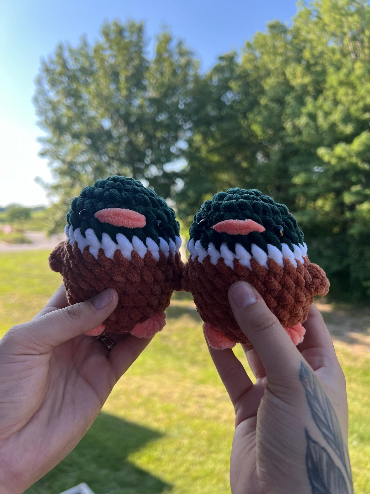 Crochet Mallard Duck