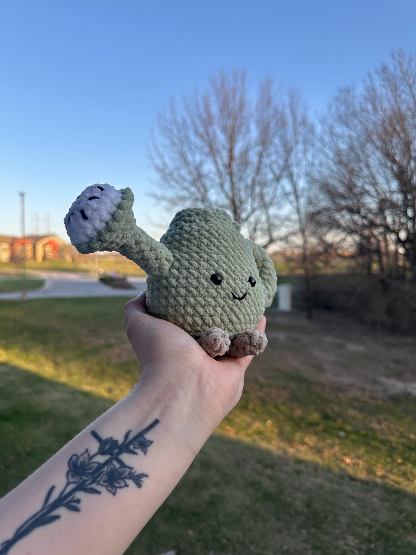 Crochet Watering Can