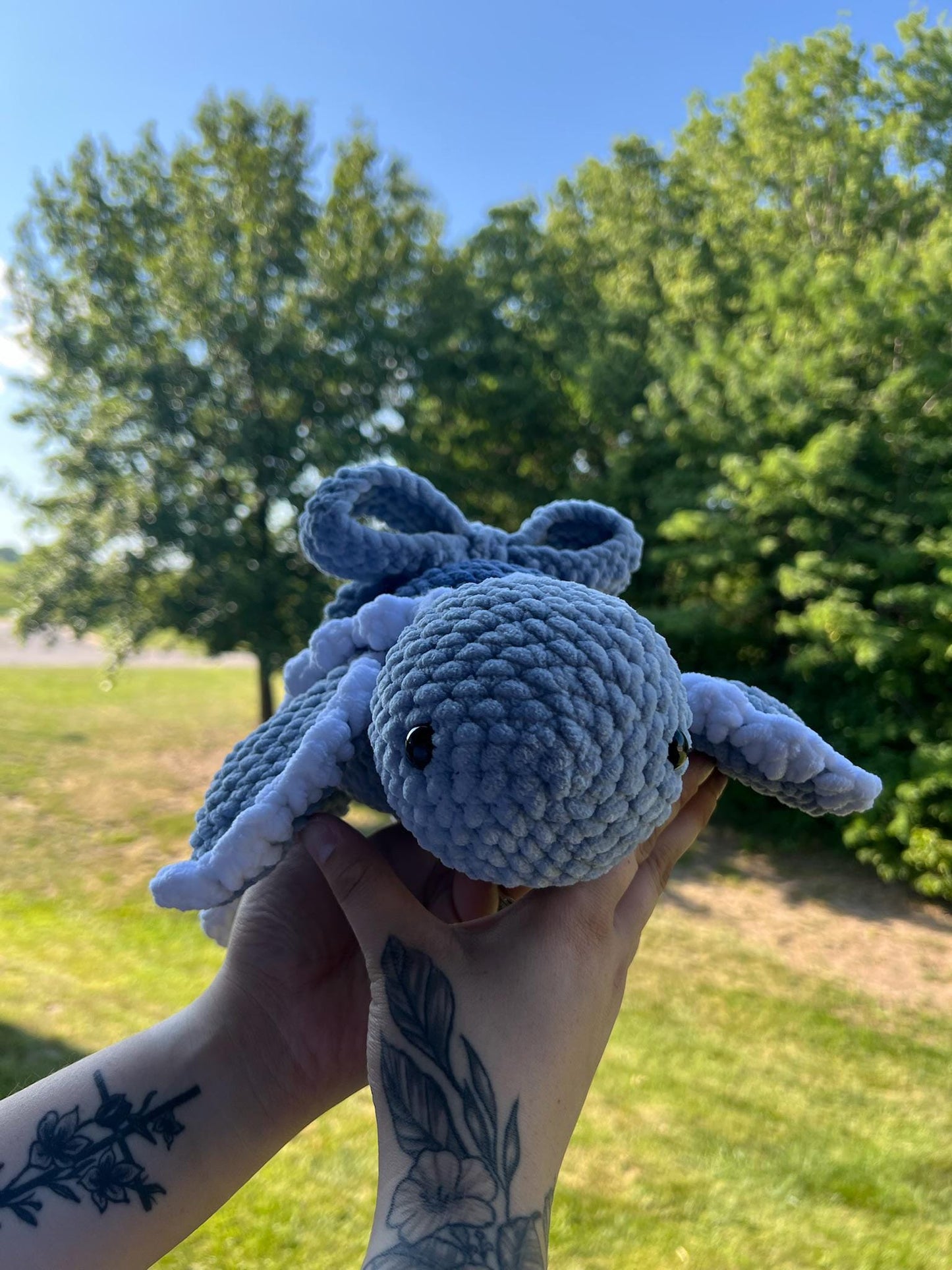 Crochet Bow Turtle