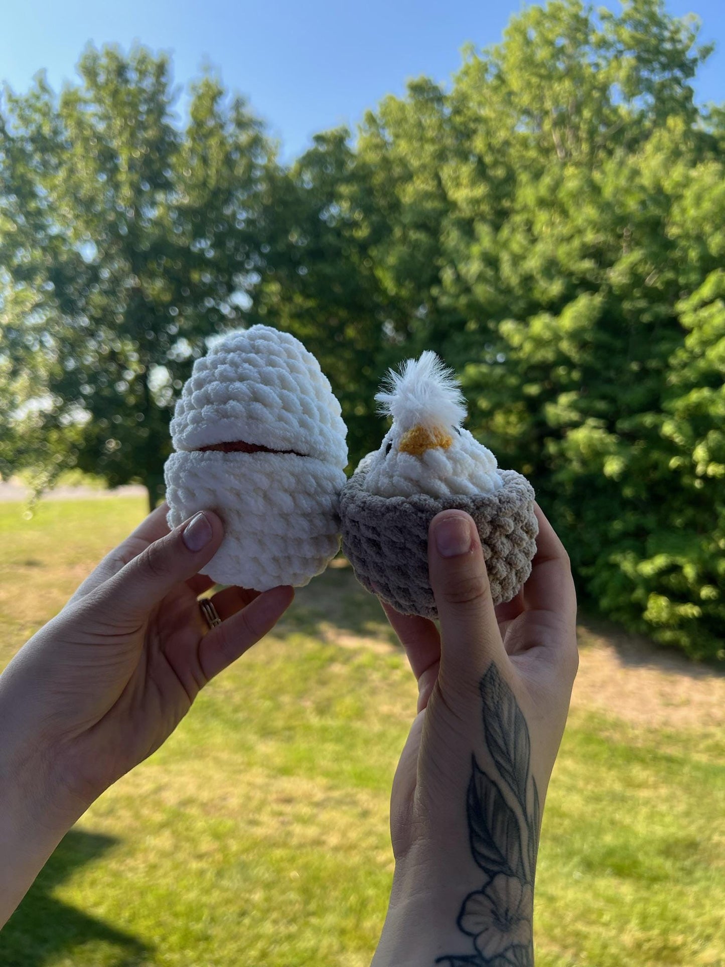 Crochet Chick in Egg
