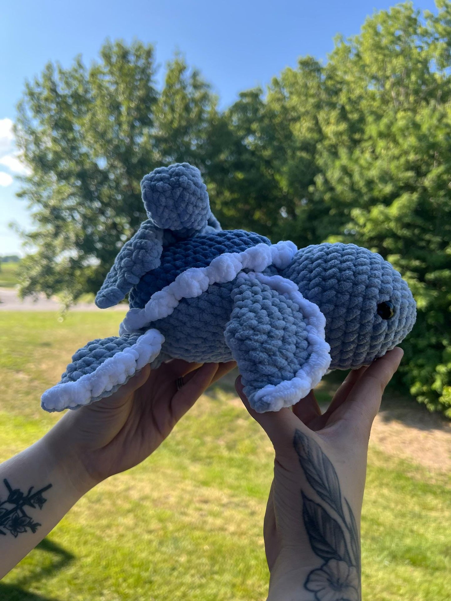 Crochet Bow Turtle
