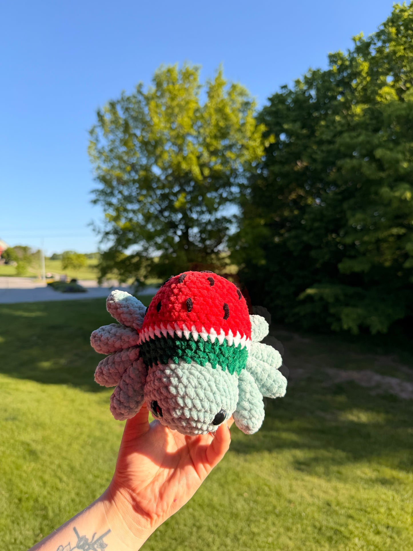 Crochet Fruit Spider