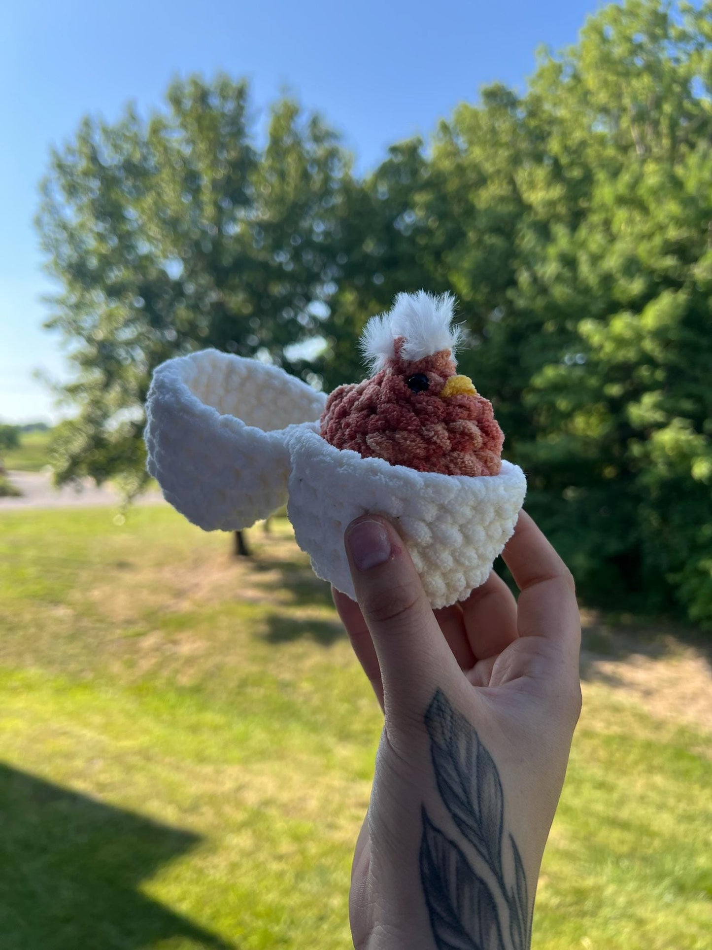 Crochet Chick in Egg