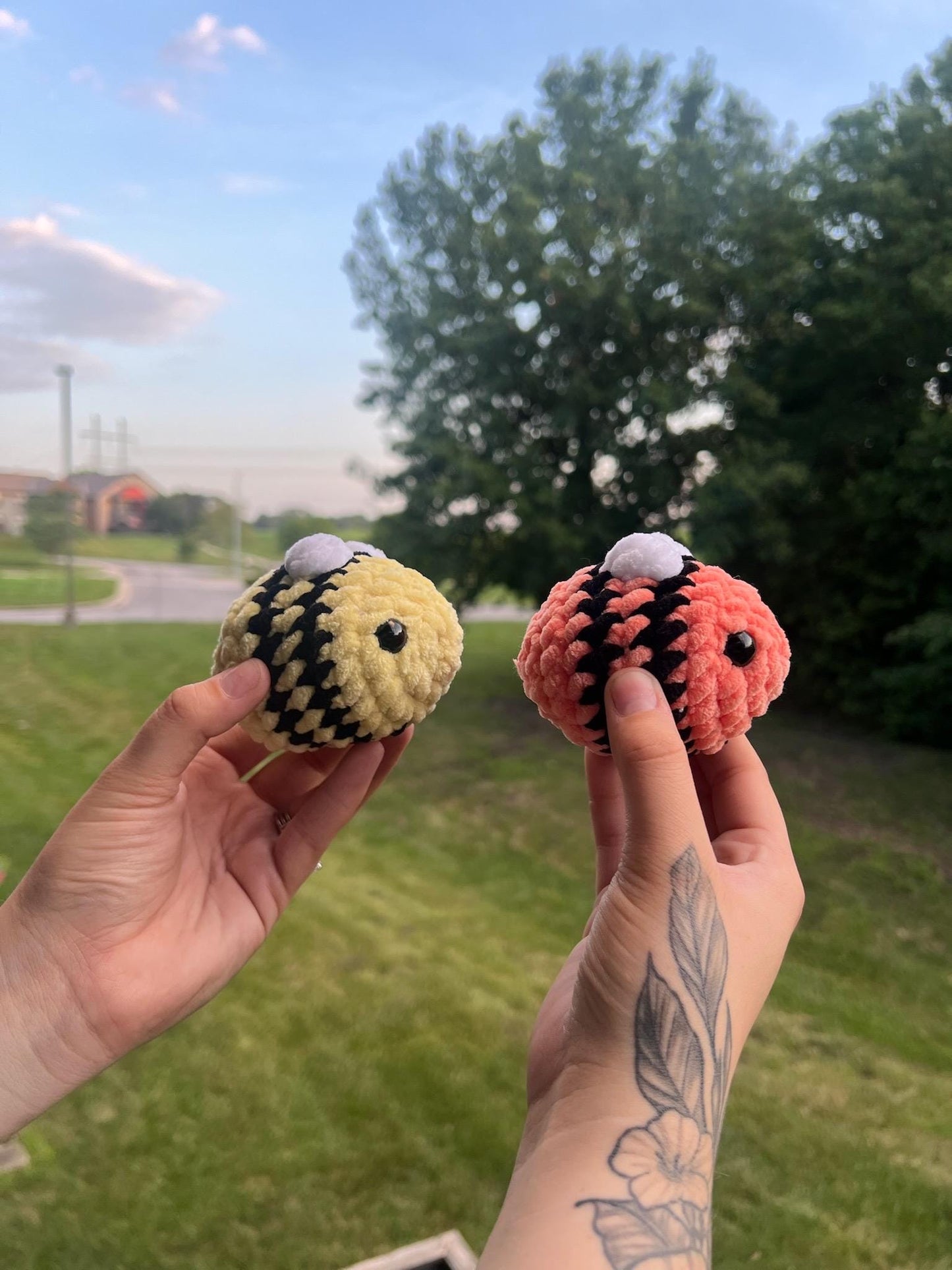 Crochet Bobble Bees
