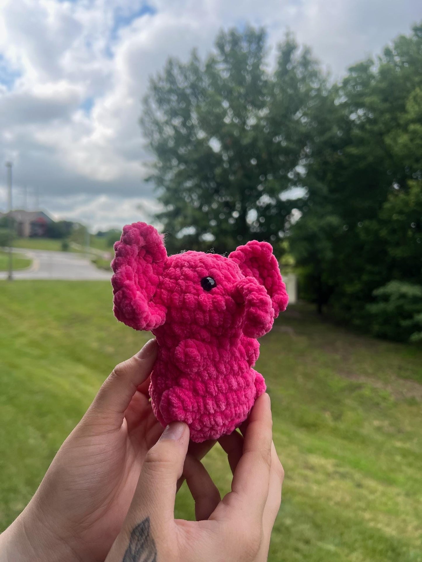 Crochet Mini Elephant