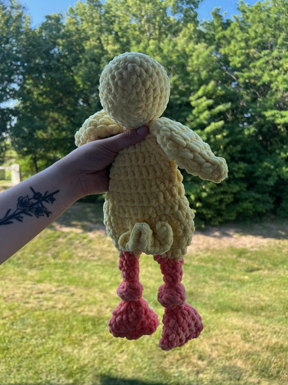 Crochet Frog and Chick Lovey
