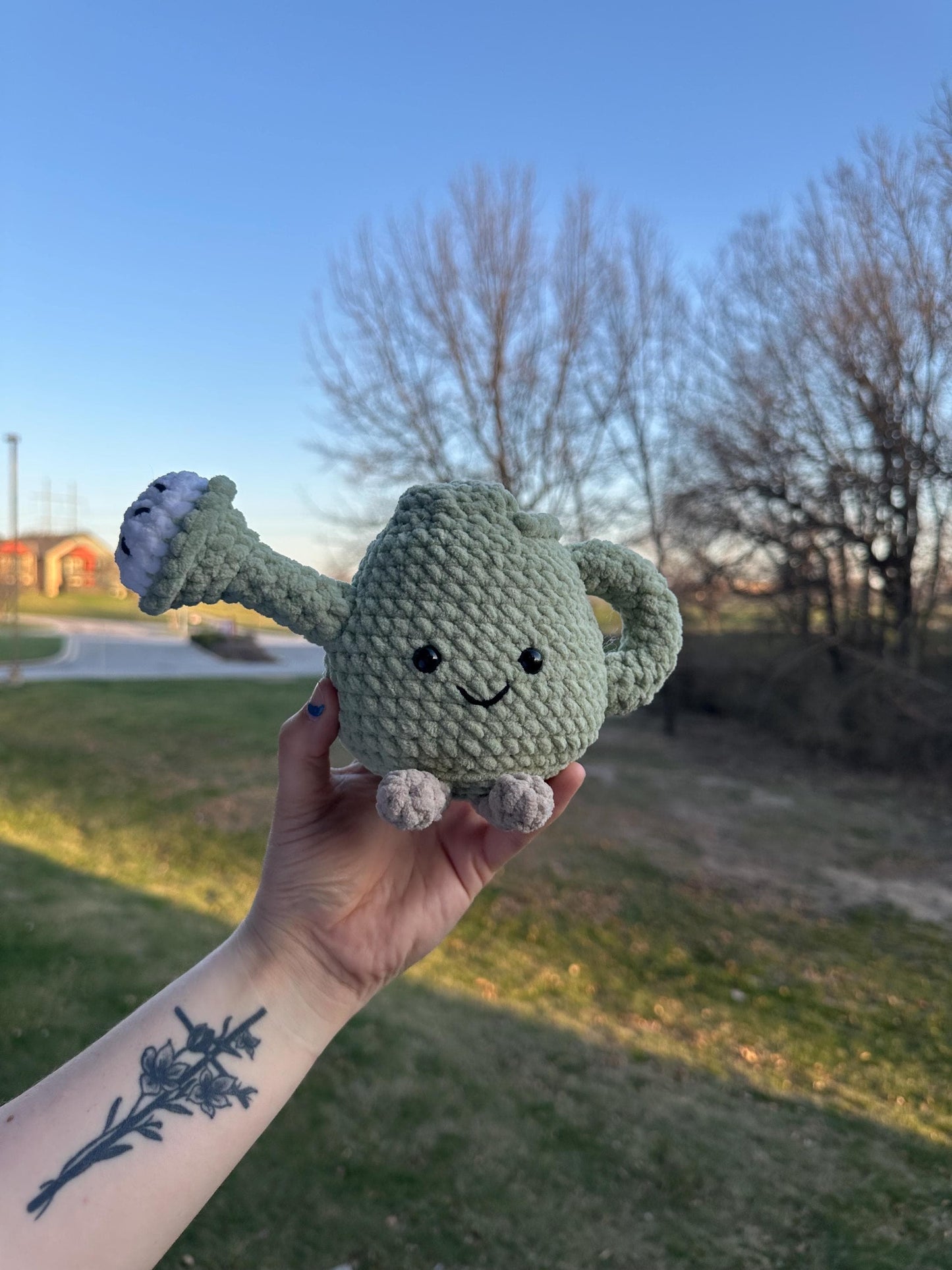 Crochet Watering Can